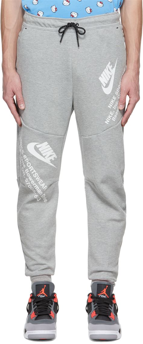 nike tech pants beige|dark grey Nike tech pants.